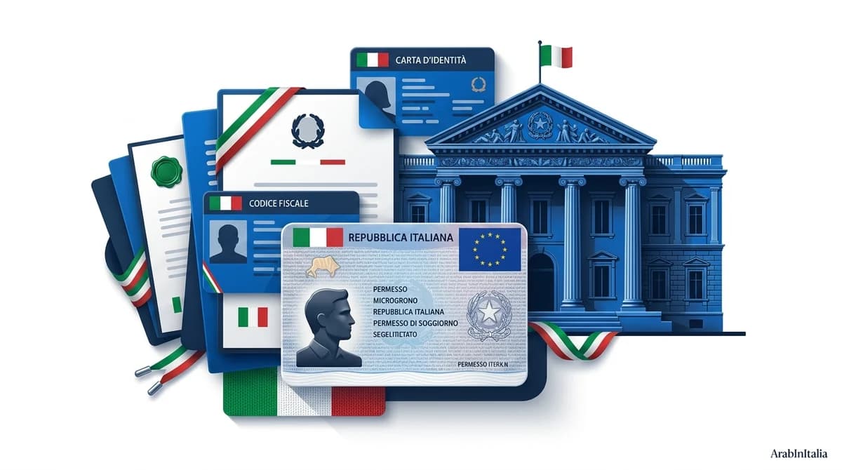 وثائق إيطالية وPermesso di Soggiorno